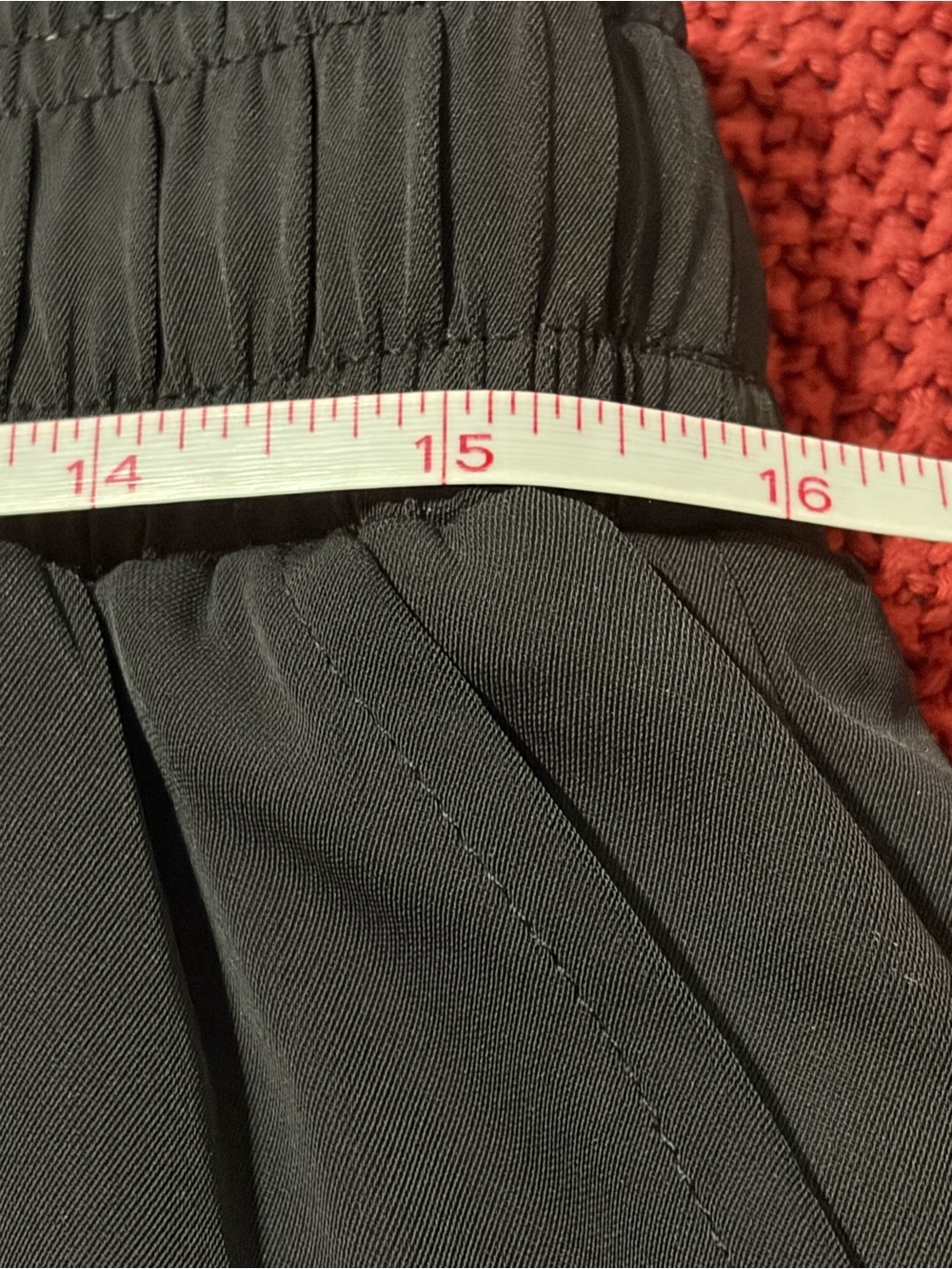 MELLODAY Black Womens Drawstring Pants - Picture 6 of 7